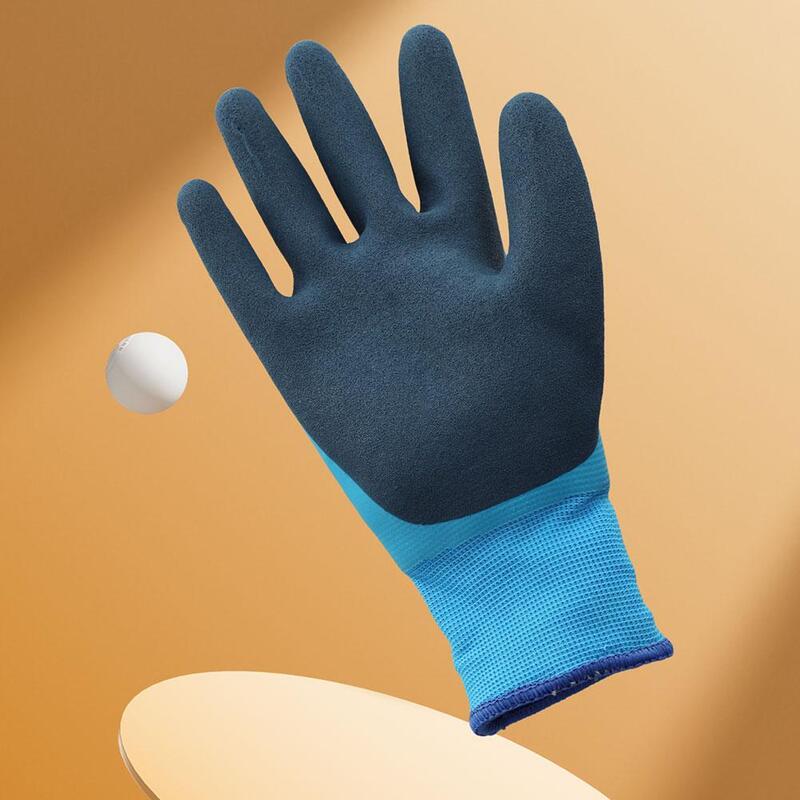 1 Paar Winter-Angel handschuhe Hochwertige Arbeits handschuhe aus wasserdichtem Gummi