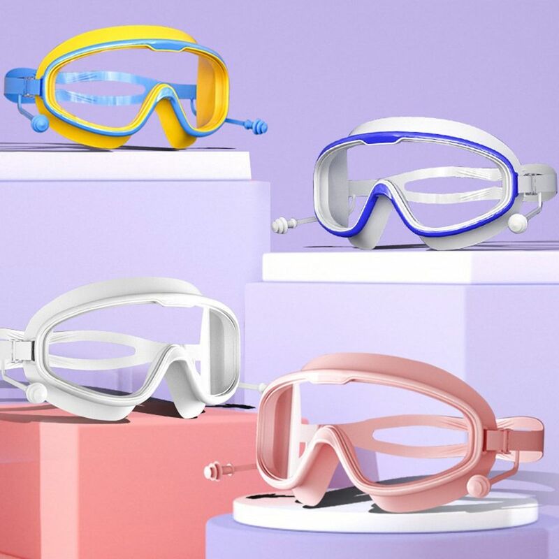 Bril Voor Kinderen Peuter 3-15 Anti Fog Geen Lek Duidelijke Zwembril Voor Jongens Meisjes Zwembad Strand Zwemmen Verstelbare Zwembril
