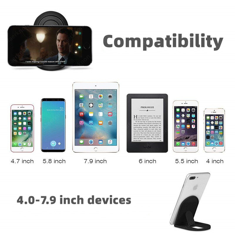Soporte de escritorio para teléfono inteligente, accesorio ajustable y portátil, para iPhone, Xiaomi, tableta, Universal