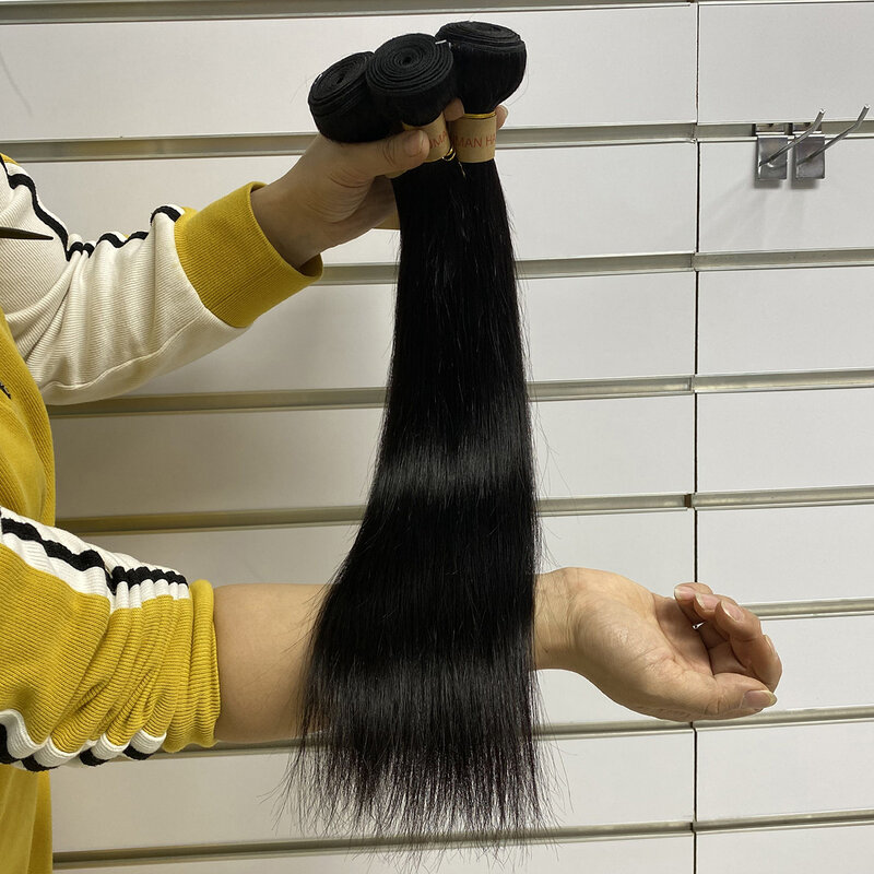 8-28 "glattes Haar Bündel brasilia nische Haar Web bündel 100% menschliches Haar natürliche Farbe Haar verlängerung Haarugo
