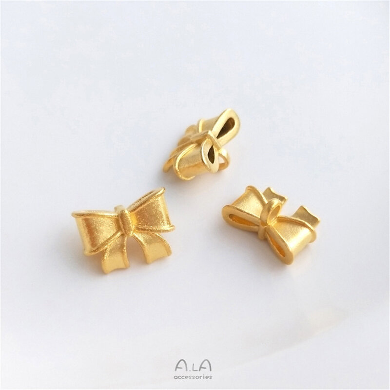 Vietnam cor forte areia ouro na corrida princesa arco botão pulseira colar frisado diy jóias septa grânulo acessórios