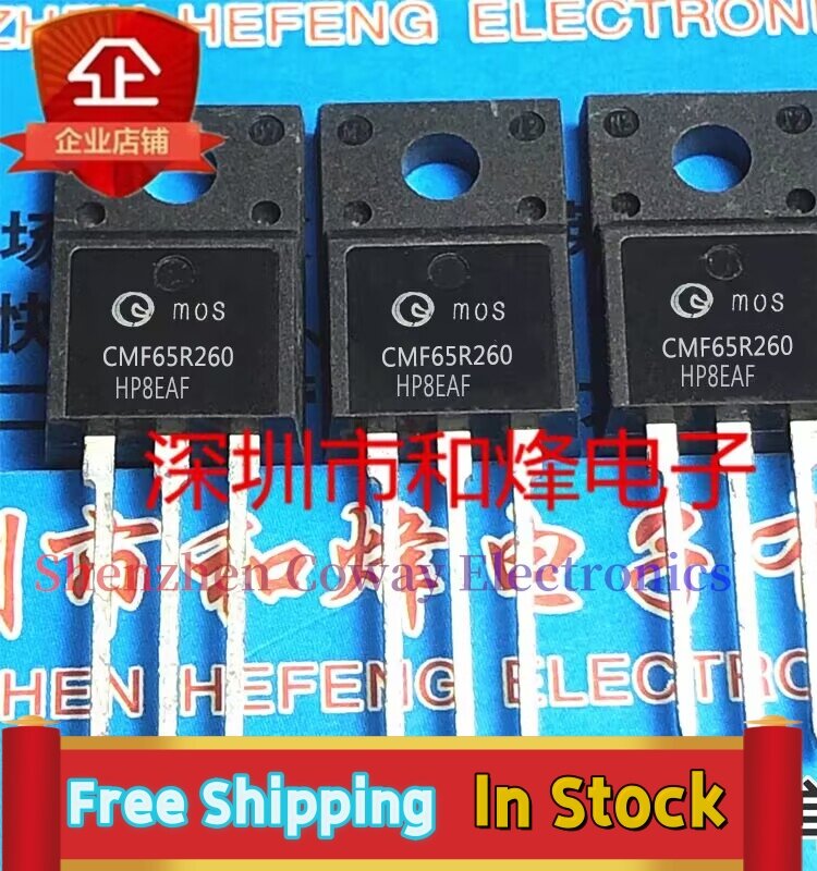 10PCS-30PCS  CMF65R260  N  TO-220F  MOS   In Stock Fast Shipping