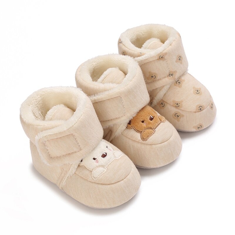 Winter Schnee Baby Stiefel niedlichen Bären warme Stiefeletten für Kinder weiche Sohle Kleinkind Neugeborenen Kleinkind Baby Mädchen Schuhe