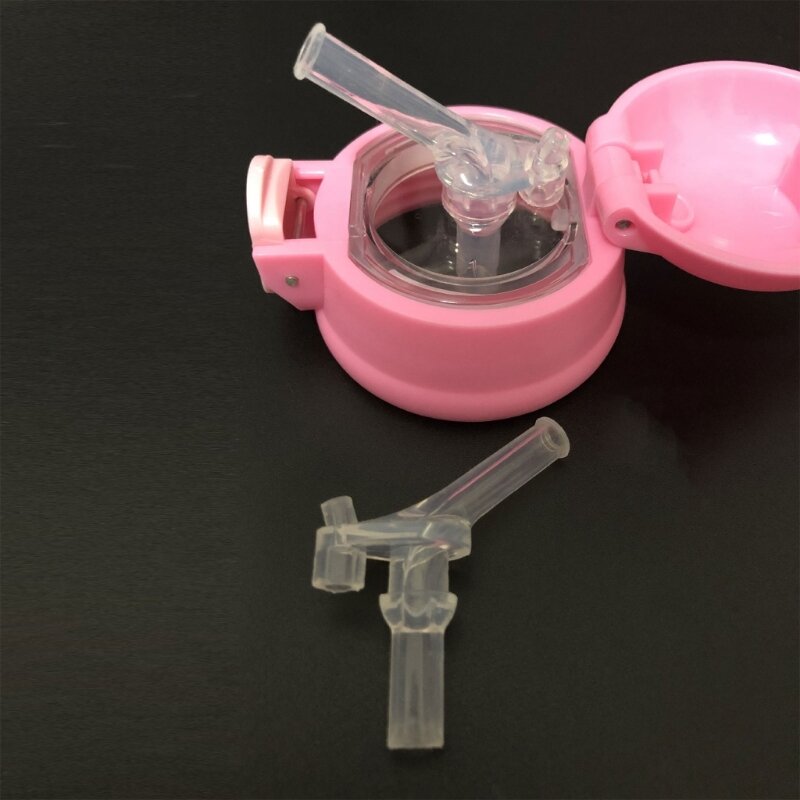 Durable Silicone Straw Head Replacement Straw Nozzle Sip Drink Feeding Bottle Accessories for Kids Drinking Bottles