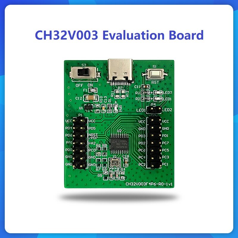 Kit de placa de desarrollo CH32V003, herramienta de uso general de 32 bits, RISC-V, MCU, evaluación de aplicaciones funcionales