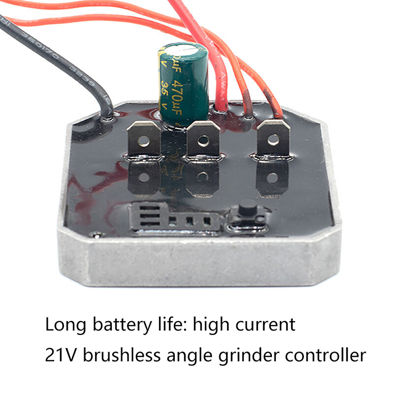 전기 렌치 보드 컨트롤러, 전동 공구 마더보드 액세서리, 60A 브러시리스 리튬 앵글 연마기 제어 보드, 5.2x6.2cm