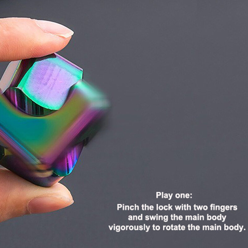 ที่มีสีสัน Fidget Spinner ความเครียด Relief ของเล่นเด็ก Antistress มือโลหะ Spinner โต๊ะผู้ใหญ่ Gyroscope ของเล่นของขวัญ