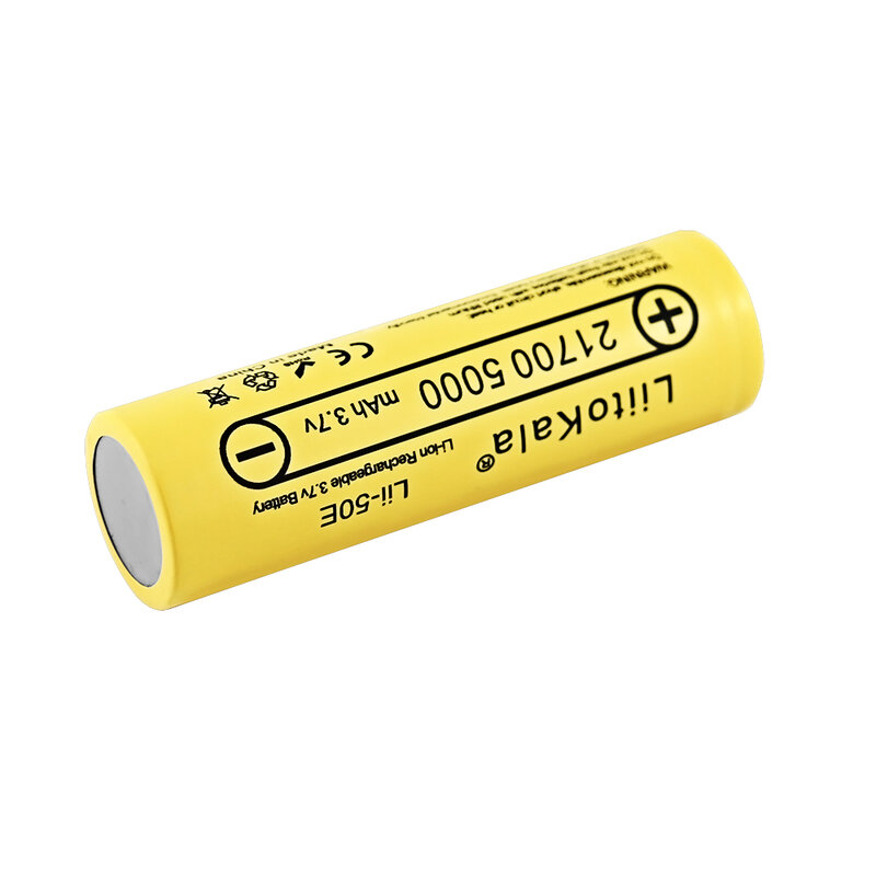 2020 LiitoKala lii-50E 21700 5000mah Rechargeable Battery 3.7V 5C discharge High Power batteries For High-power Appliances