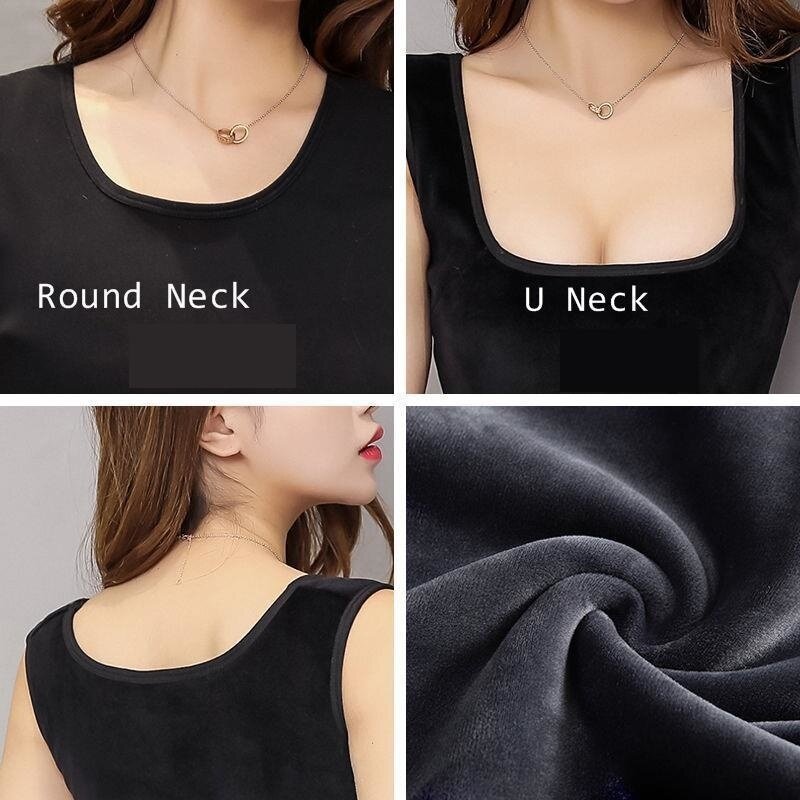 3XL Plus cashmere Spring Warm Velvet Thermal Clothing For Women Winter intim Underwear thermos Tops bustier corset Female