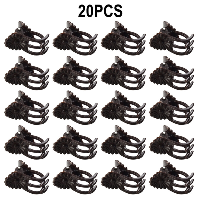 20 Orchid Clips Easy To Use And Remove Support Farm Flowers Fruit Tied Bundle Branch Clamping Gardening Tool Plastic Plant Fix