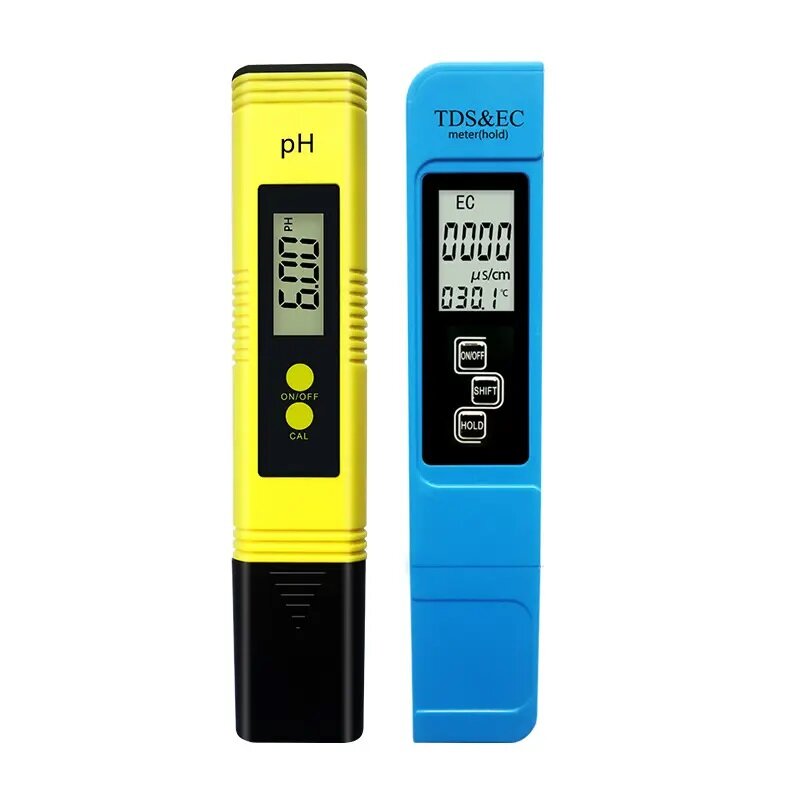 Digital pH and TDS Meter Combo High Accuracy pH Meter TDS EC Tester Water Quality pH EC Tester for Aquarium RO System Lab