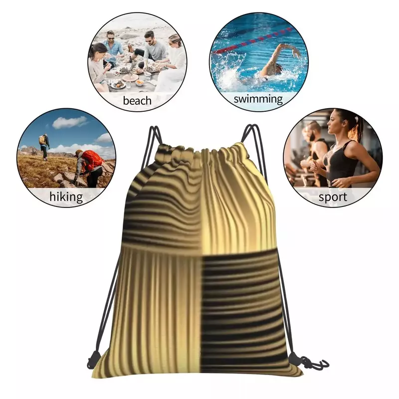 Fashion 3D Backpacks Fashion Portable Drawstring Bags Drawstring Bundle Pocket Sports Bag Book Bags For Man Woman School