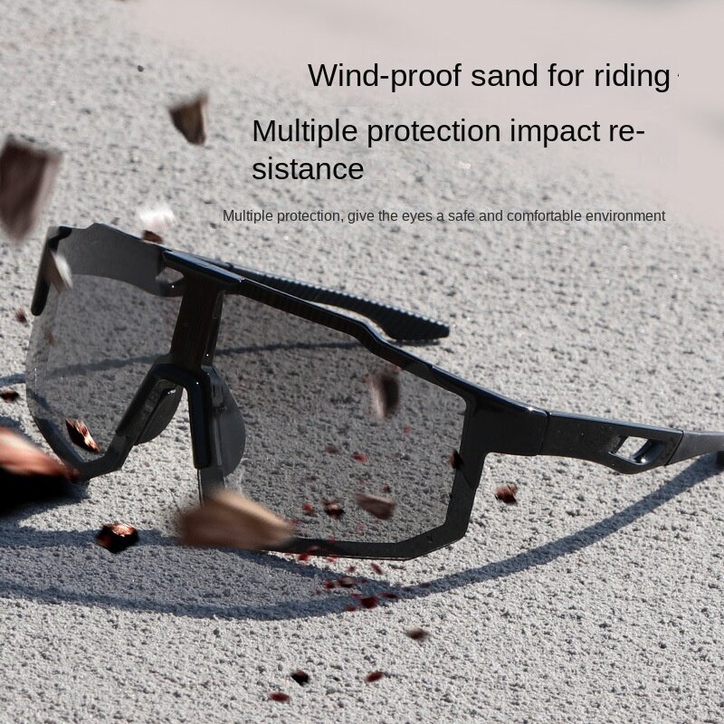 Поляризованные солнцезащитные очки для спорта на открытом воздухе, профессиональные велосипедные очки, Красочные Солнцезащитные очки для мужчин, пыленепроницаемый песок