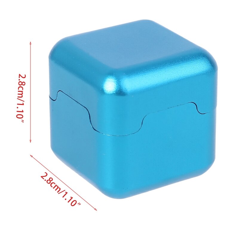 Mini soporte portátil aluminio para tiza con punta para taco billar, soporte para caja, accesorio para billar