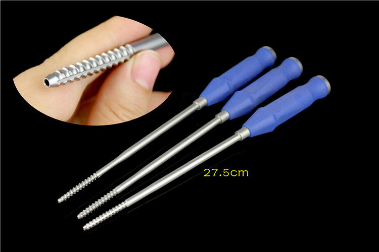 Orthopedic instrument medical spine minimally invasive cannulated screw rod instrument kit  5.5 long arm U Multiaxial pedicle
