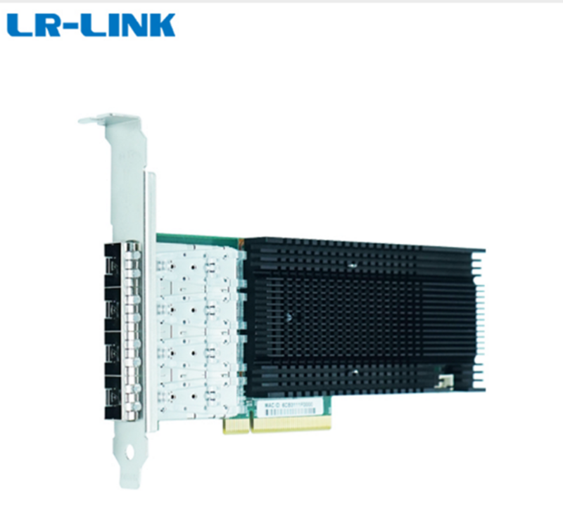 Carte réseau NIC 1024PF 10 go, avec puce Intel 82599ES, adaptateur LAN Ethernet PCI Express, Quad SFP + Port, LR-LINK