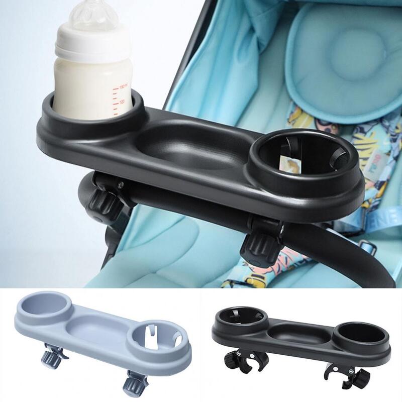 Placas para cochecito de bebé, tira de fijación elástica integrada, bandeja de aperitivos ABS, accesorios universales para cochecito de bebé