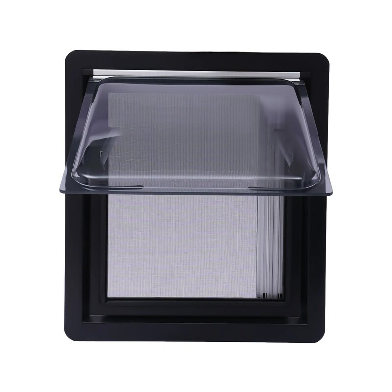RV Caravan Hinged External Push Out Window Top Hinged Push-Out Ventilation Hatch 450/900x500mm