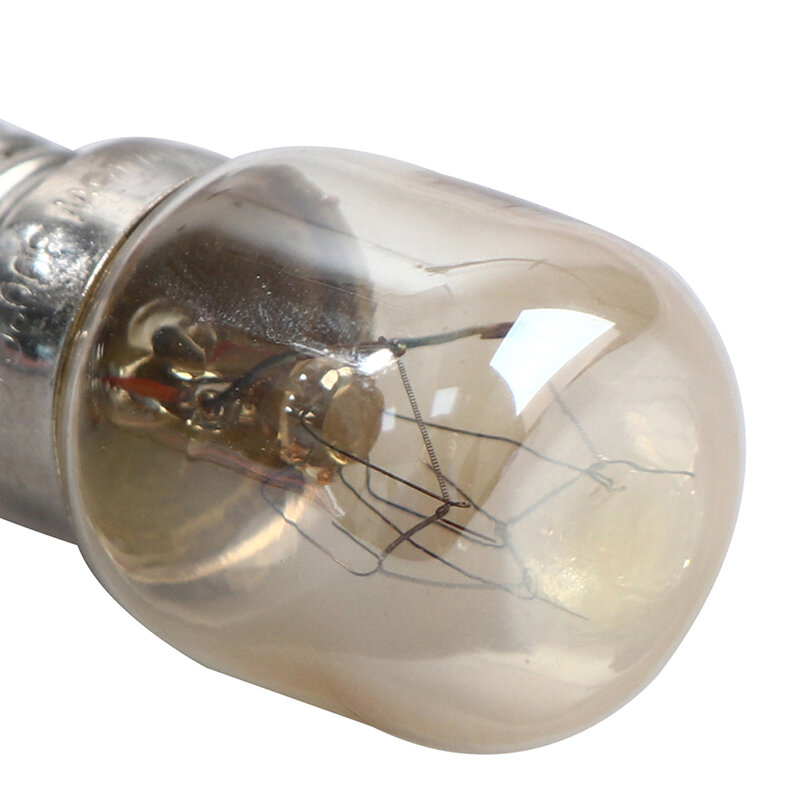 전자 레인지 오븐 전구 소금 램프 E14 소형 나사 마우스, 고온 내성, 300 도 오븐 조명, 15W, 25W, 40W, 1 개, 2 개