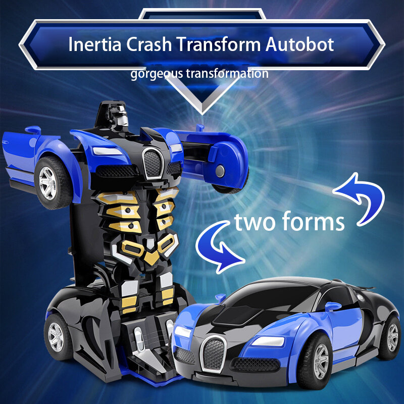 子供のためのミニ2-in-1車のロボット,漫画のおもちゃ,変換モデル,変形車,子供のためのギフト