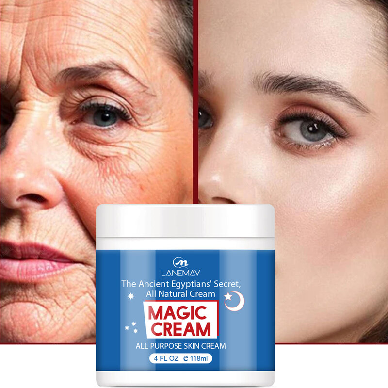 Magic Anti Wrinkle Face Cream Lifting Firming Anti-Aging Fade Fine Lines Whitening Moisturizing Repair Dullness Skin Care 118g
