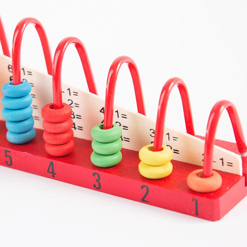 Add Aftrekken Abacus Met Kralen Voor Voorschoolse Leeftijden 3 + Jaar Kleuterschool