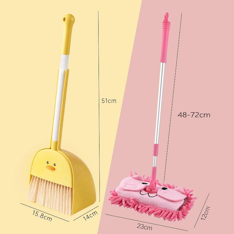 Little Housekeeping Helper Set Mini Broom and Dustpan Mop Set para niños,