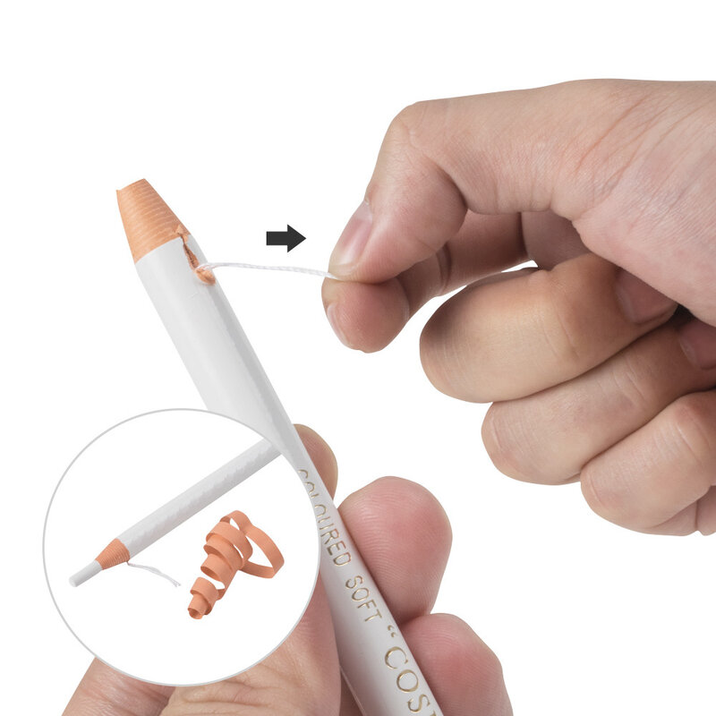 1/2/3 pçs branco microblading tatuagem sobrancelha marcador caneta sobrancelha marcador da pele lápis posicionamento acessórios ferramenta