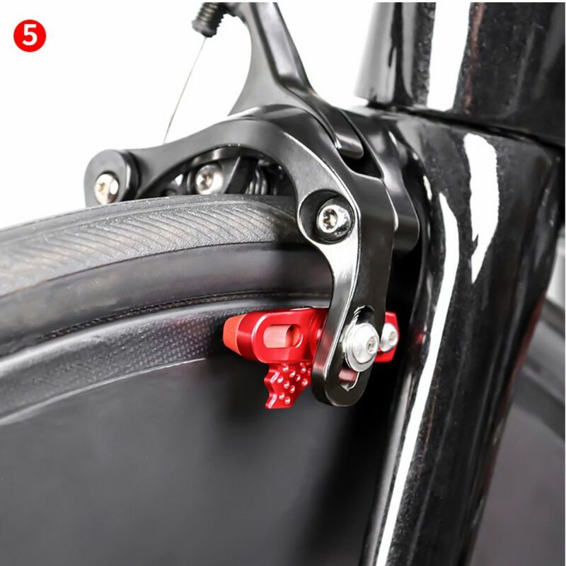 V-Brake Rubber Pads para bicicleta, blocos de freio substituíveis, pinças leves, tipo gaveta, 1 par