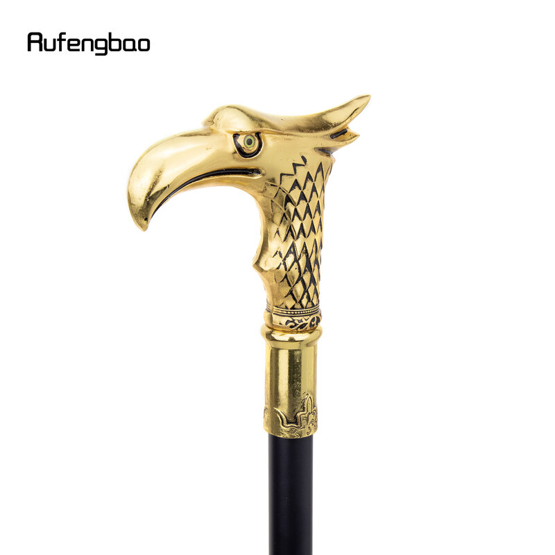 Golden Eagle – bâton de marche à Joint unique, avec plaque cachée, auto-défense, canne à la mode, Cosplay, 93cm