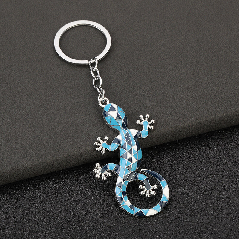 keychain lizard Gecko Key Chain Key Ring Pendant Bag Charm Keychain Drop Ship Cute Trendy Animal Jewelry For Women