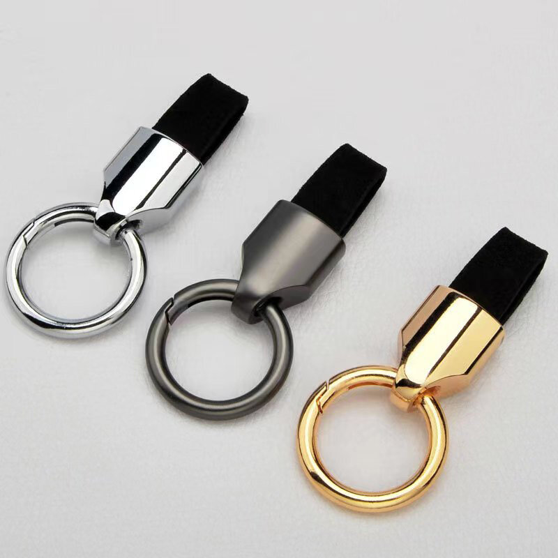 Luxury Men Women Key Chain Fashion Keychain Durable Leather For Car Key Ring Holder Horseshoe Buckle Accessories Gift