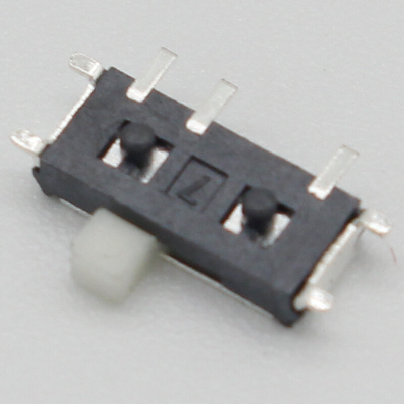 20 buah 7 Pin sakelar geser Mini On-OFF 2 posisi sakelar geser mikro 1P2T H = 1.5MM miniatur sakelar geser Horizontal SMD