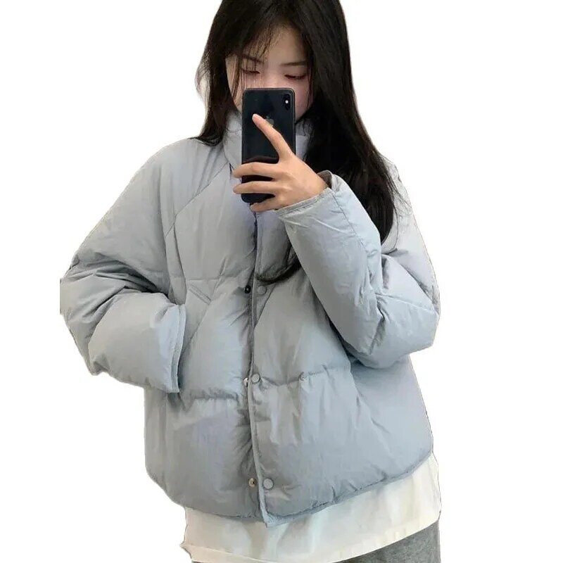 2023 neue Herbst Winter jacke Damen Daunen Baumwoll mantel Parkas Mode kurze koreanische Version halten warm lässig Mantel weiblich