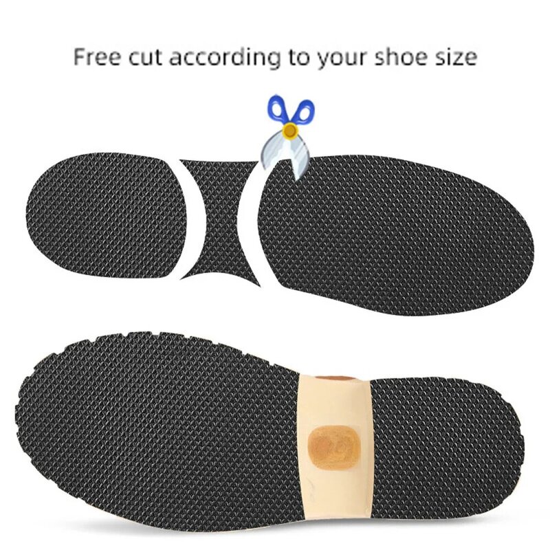 Freely Cutting Size Strong Adhesive Mute Shoe Sole Patches Anti-slip Tape Shoe Sneakers Sole Sticker Wear-resistant Silent Patch