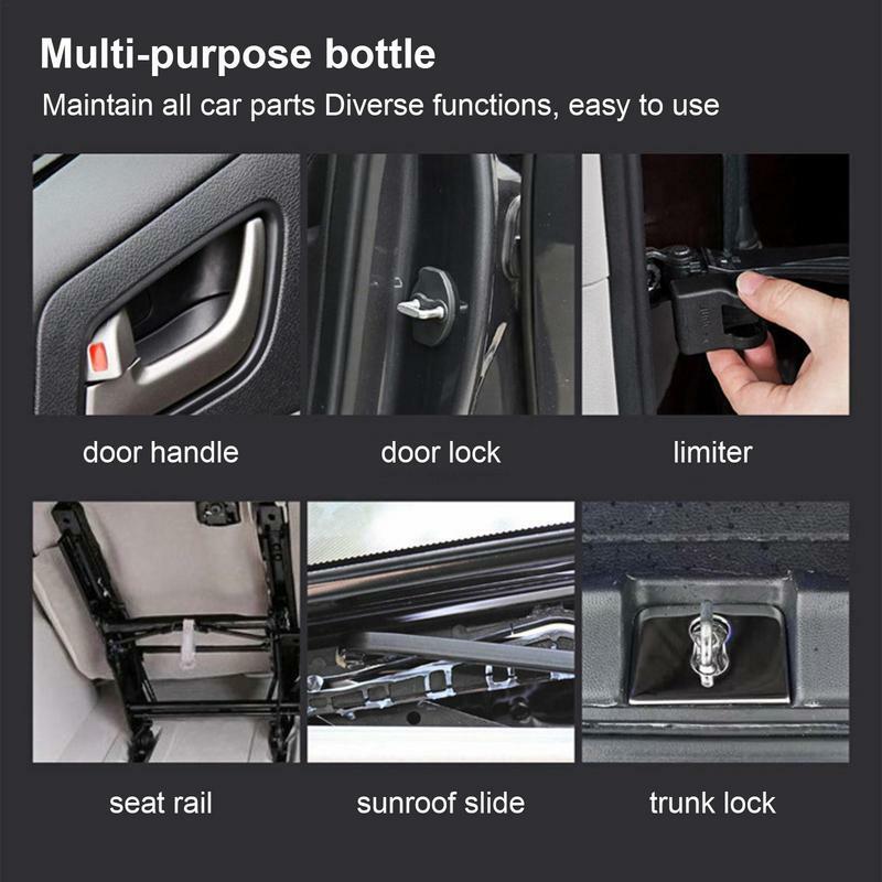 Multi-Purpose Door Squeak lubrificante para portas deslizantes, cadeado, dobradiças rígidas, Stuck Lock Lubrificante, 100g
