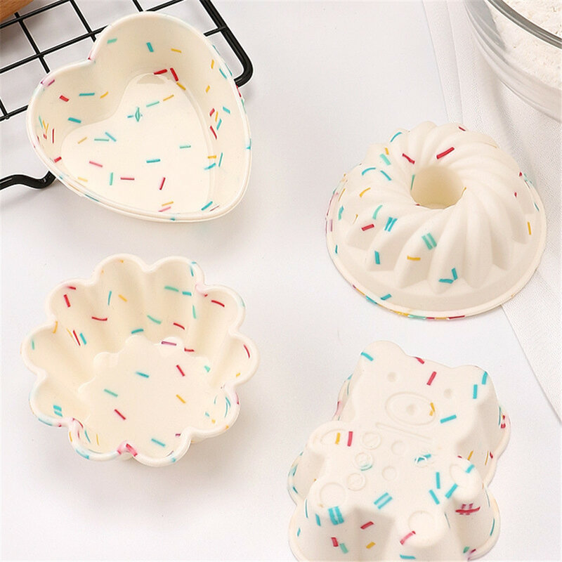Creative Cupcake Mold Round Shaped DIY Cake Decorating Tools Muffin Cupcake Baking Molds Kitchen Tools Baking Accessories