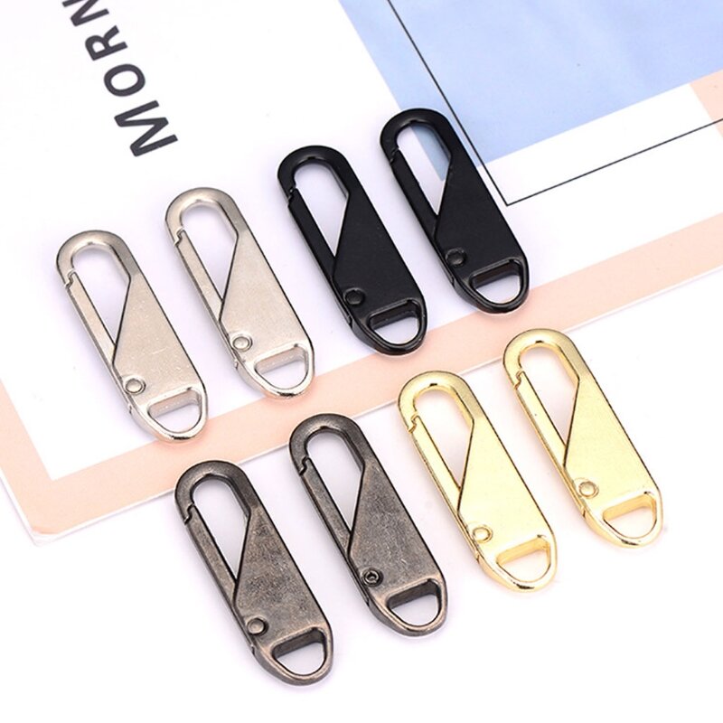 1PC Zipper Pull Replacement Repair Slider Pull Tab Universal Fixer Metal Zippers for Head Drop Shipping