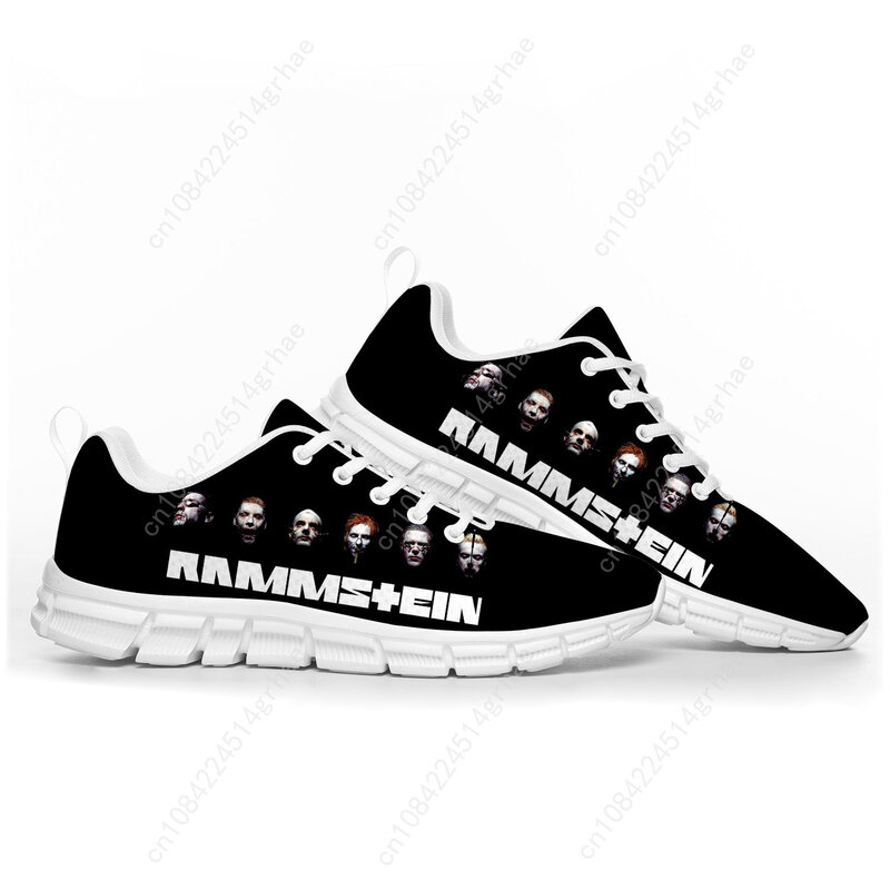 R-rammsteinn-zapatos deportivos de alta calidad para hombre, mujer, adolescente, niño, zapatillas de deporte para padres e hijos, calzado personalizado para parejas