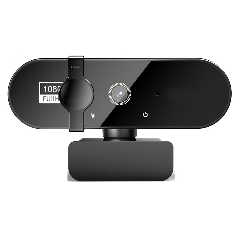 Kamera Web Mini profesional, Webcam 1080P Full HD dengan mikrofon untuk PC komputer Laptop 1080P