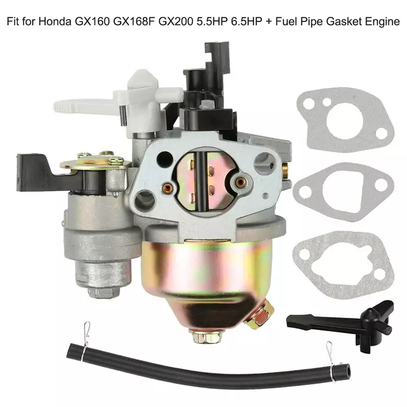 Carburador Carb Fit para Honda, Fuel Pipe Gasket Motor, Acessórios do carro, GX160, GX168F, GX200 5.5HP, 6.5HP