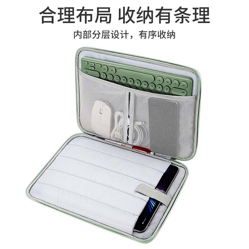 Bolsa de almacenamiento portátil para Ipad y tableta, maletín ligero para viaje de oficina y negocios, 11 pulgadas