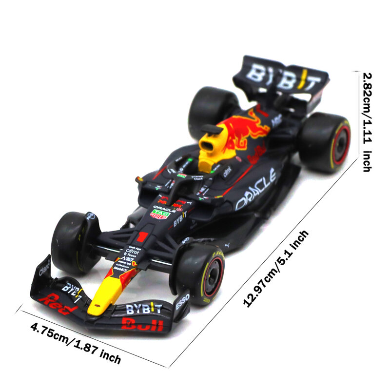 Bburago-Red Bull RB18, Ferrari, F1-75, Mercedes AMG F1 Team W13, coches de carreras de juguete, vehículo de aleación fundido a presión, modelos de coches, 1/43, 2022, 2023