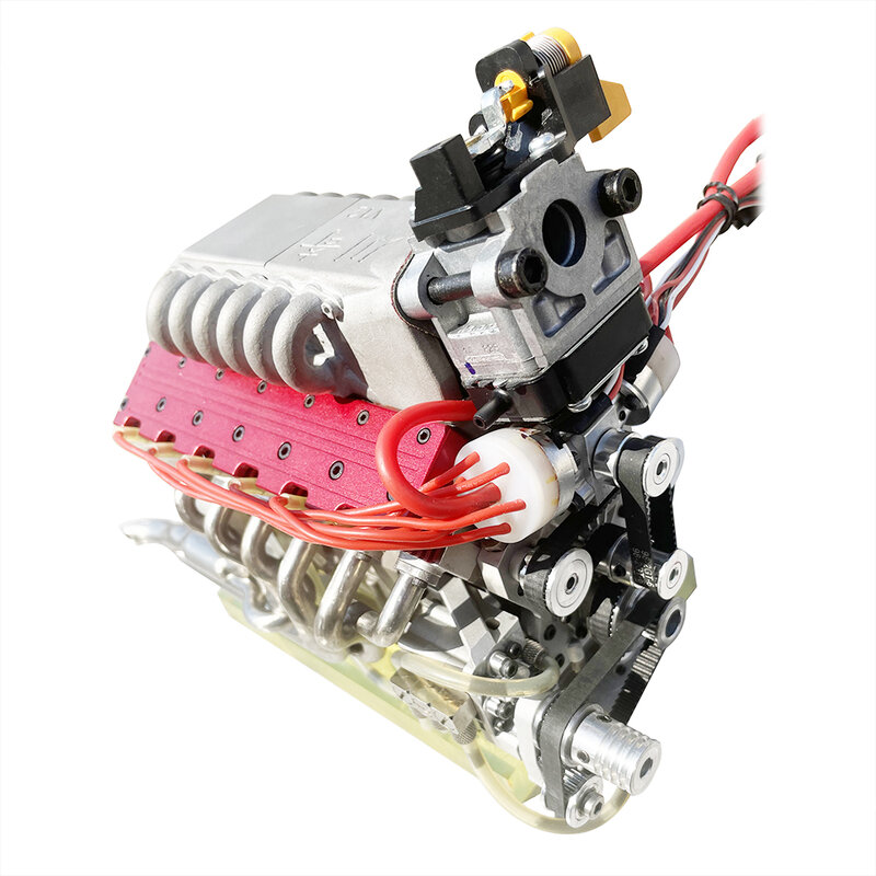 Modelo de motor a gasolina V12, Bomba refrigerada a água, Modelo de motor de injeção de alta pressão, Potência 2-8 Cavalos, 49cc