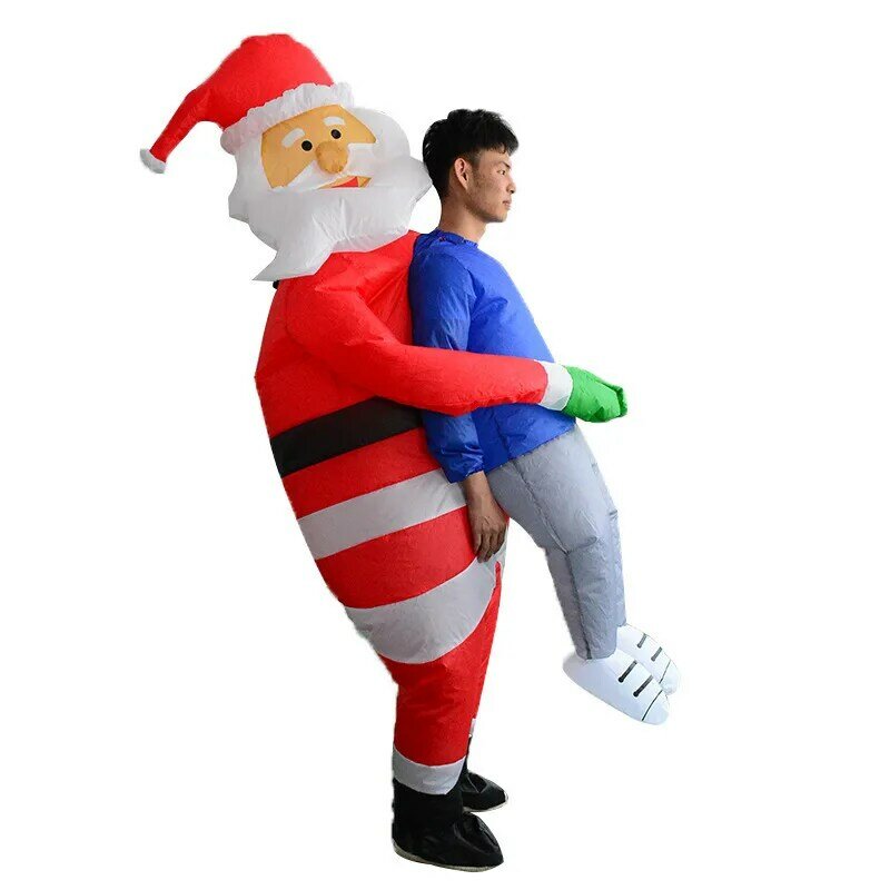 Costume de Cosplay Gonflable Imbibé de Père Noël, Accessoires de Spectacle, d'Activités de Festival, de Scène, d'Habillage Amusant