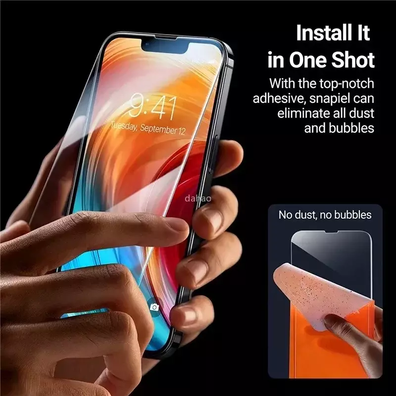 Protecteur d'écran en verre guatémaltèque pour iPhone, 11, 12, 13, 14, 15 Pro, Poly X, XS Max, Mini 7, 8 Plus, SE Glass, 1-4Pcs