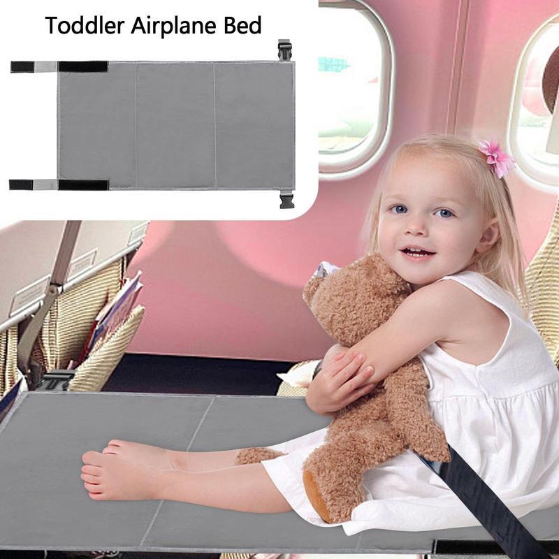 Kids Travel Airplane Bed Portable Hammock Footrest For Kids Safe To Use Foot Resting Accessory For Business Trip Vacation