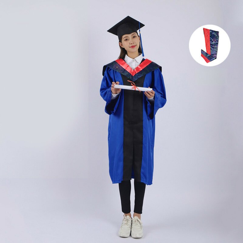 学生のための大学の悪魔の制服コスプレ、日本の学校のjk卒業式のドレス、新学期のためのキャップ、独身のローブの帽子
