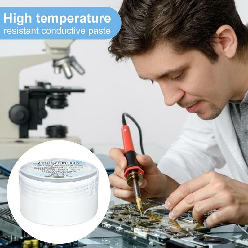 Pasta de lubrificação condutora elétrica, resistente a altas temperaturas, graxa arcing de contato para uso doméstico, 30g