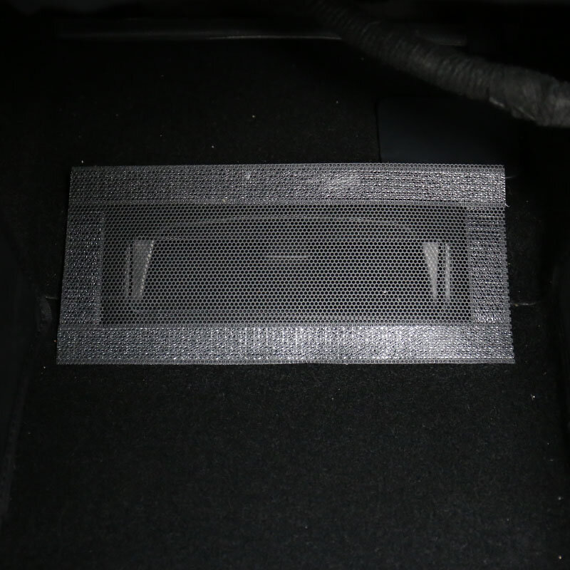 Cubierta protectora para salida de aire debajo del asiento, malla de ventilación automática, cubierta de filtro de salida de aire acondicionado para Tesla Model 3/Y, 1 par
